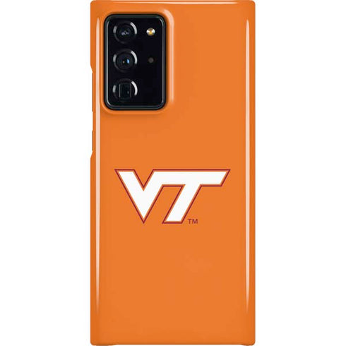 Virginia Tech University Orange Galaxy Cases